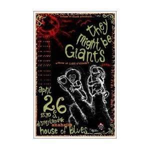 THEY MIGHT BE GIANTS   Limited Edition Concert Poster   by Darren 