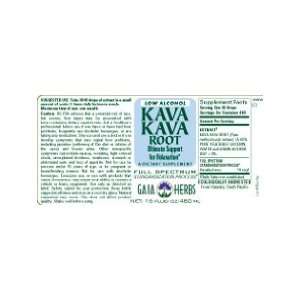  Gaia Herbs   Low Alcohol Kava Kava Root 16 fl oz Health 
