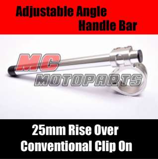 Clip On Riser Handle bar Kawasaki ZX6R ZX10R Race  