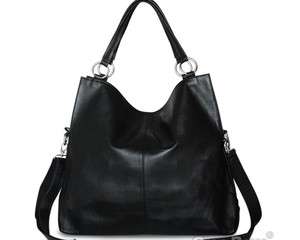 Womens Girls Faus Leather handbag Tote shoulder bag 2 Colors Free 