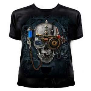 Necronaut Steampunk Alchemy Gothic T Shirt Size L/XL 