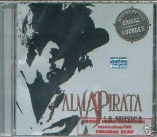 ALMA PIRATA, LA MUSICA. FACTORY SEALED CD. ARTISTAS INVITADOS AIRBAG 