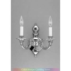  Holtkotter 3802 AB Two Light Wall Sconce, Antique Brass 