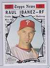 2010 Topps Attax 1 1 Blank Back Raul Ibanez PHILLIES  