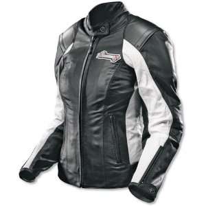  Z1R Womens Nectar Motorcycle Jacket Black/White XXL 2XL 