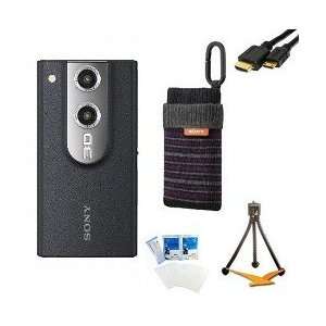  Sony MHS FS3 Bloggie 3D 8GB Black HD Camera Camcorder w/ 3D 