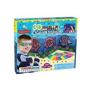  Sticky Mosaics 3D Ocean Magic Kit: Toys & Games