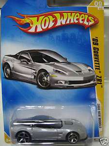 2009 Hot Wheels Chevy Corvette ZR1 SILVER Awesome Car  