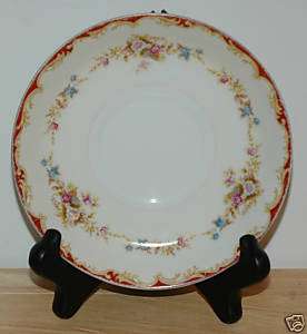 NATIONAL FINE CHINA SAUCER ONLY WEMBLEY PATTERN  