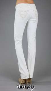 Company Jeans Beverly White Stitched Dagger Straight Leg C1085TFS 