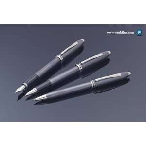  Herringbone Medium Point Fountain Pen   AT0046 3MR: Office Products