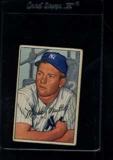1952 BOWMAN #101 MICKEY MANTLE POOR *12058  