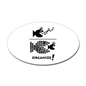  Organize Fish Sticker Oval Fish Oval Sticker by  