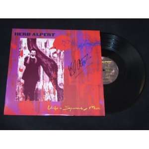 Herb Alperts Under A Spanish Mom In Person Signed Autographed Record 