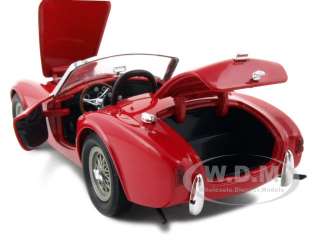 1962 SHELBY COBRA CSX2000 RED 1:24 DIECAST MODEL CAR  