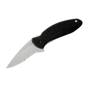 Kershaw Scallion Serrated High Carbon 420HC Stainless Steel Blade 