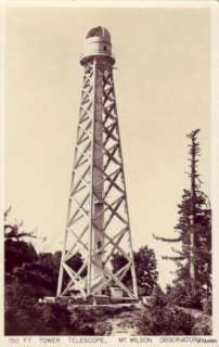 150 FT. TOWER TELESCOPE MT. WILSON OBSERVATORY, CA  