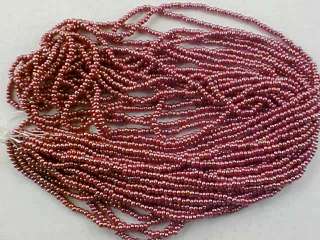 THINK THE COLOR OF THESE BEADS IS RETRO AND ROMANTIC, BRINGS BACK 
