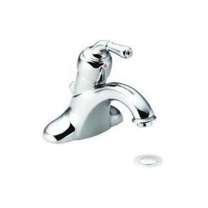 Moen 4557 Brushed Nickel Monticello 1   Handle Lavatory Faucet with 