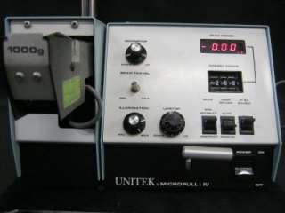 Unitek MP4 Micropull IV Wire Bond Pull Tester  