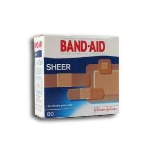    Band Aid Sheer Assorted 4669 Size: 80: Health & Personal Care