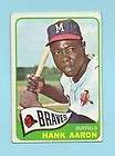 Milwaukee Braves Hank Aaron 1965 Topps #170 Ex Conditio