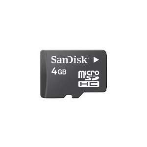  Sandisk 4GB MicroSDHC Memory Card with SD Adapter (BULK 