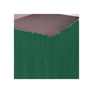  Hunter Green Plastic Table Skirt