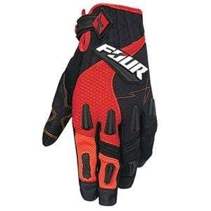  Four Mission ATV Gloves   8/Red/Black Automotive