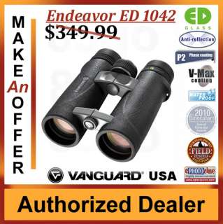 VANGUARD ENDEAVOR ED 1042 10X42mm BINOCULARS NEW 026196339373  