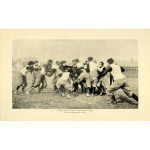  1895 Print American College Football Princeton University 