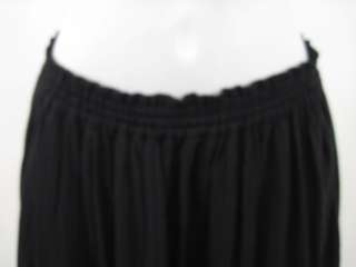ZARA WOMAN Black Ruffled Cotton Mid calf Skirt Size S  