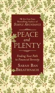 peace and plenty finding your sarah ban breathnach hardcover $