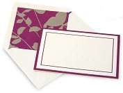 Product Image. Title: Mulberry Bar Panel Graphic Boxed Note Card Set 