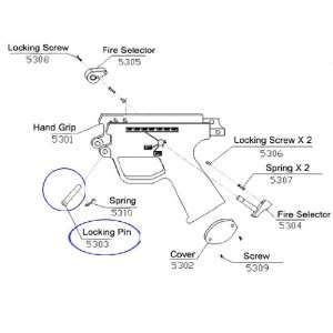  #5303 Grip Locking Pin