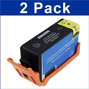    2 Pack BLACK Ink Cartridge for HP 564XL 564 XL D5445: Electronics