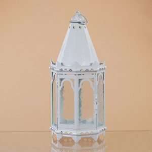 Traditional Antique White Hanging Candle Lantern: Home 