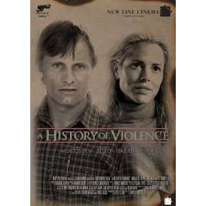 History of Violence (2005) 27 x 40 Movie Poster Dutch Style A 