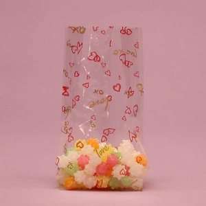  50 Cello Bags XOXO Valentines Day Pattern Everything 