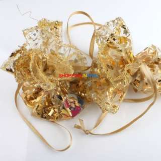 HOtsale 20 Wedding Rose Round Organza Pouch Gift Bags 28cm D112  