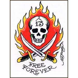  Free Forver 13 Skull Temporaray Tattoo Toys & Games