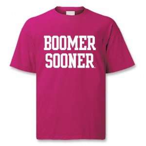   Oklahoma Sooners Youth Pink Boomer Sooner T Shirt: Sports & Outdoors