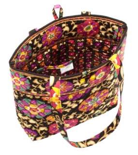   Vera Bradley Very Berry Paisley Fabric Book Tote 