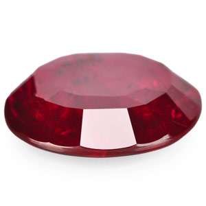 91 Carat Pigeon Blood Red Unheated Oval Cut Ruby  