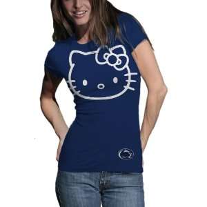   Penn State Nittany Lions Hello Kitty Inverse Junior Crew Tee Shirt