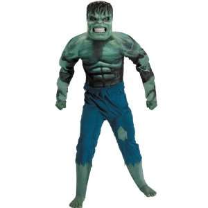 Deluxe Muscle Chest Incredible Hulk Child Costume Toys 