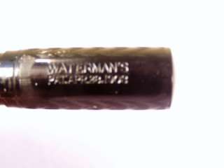 WATERMAN #14S HARD BLACK RUBBER & GOLD EYEDROPPER SAFETY PEN FOUNTAIN 