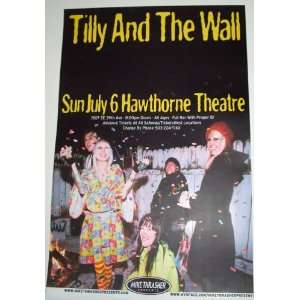  Tilly and the Wall Poster   Concert Flyer: Home & Kitchen