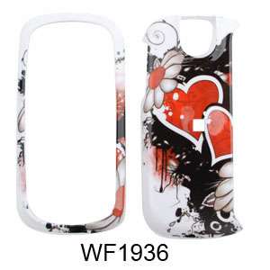 Pantech P7000 Impact Phone Cover Red Hearts Flower 155E  