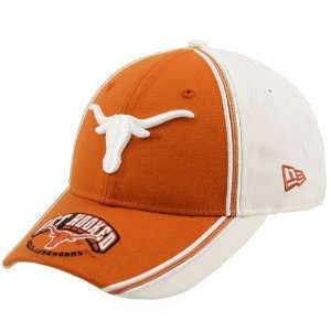  New Era Texas Longhorns Orange Opus Cubed Hat: Sports 